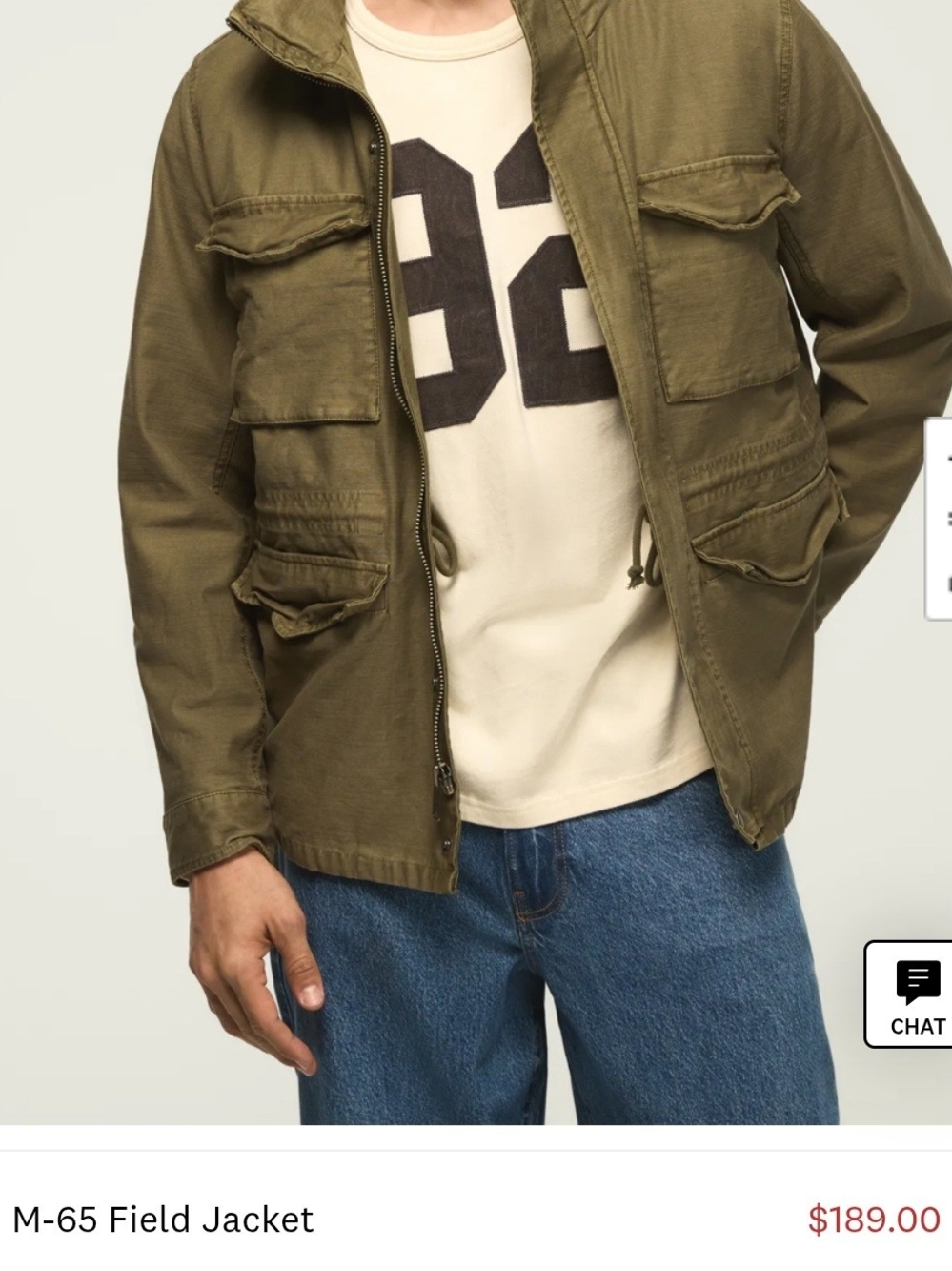 Lucky Brand Olive Green Military Field Jacket
